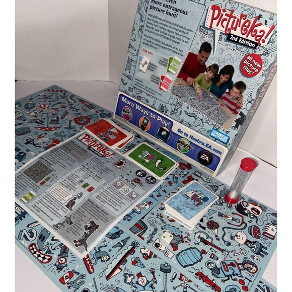 Pictureka 2nd Edition Family Board Game Ages 6+ Hasbro COMPLETE  See Pics - Picture 2 of 10